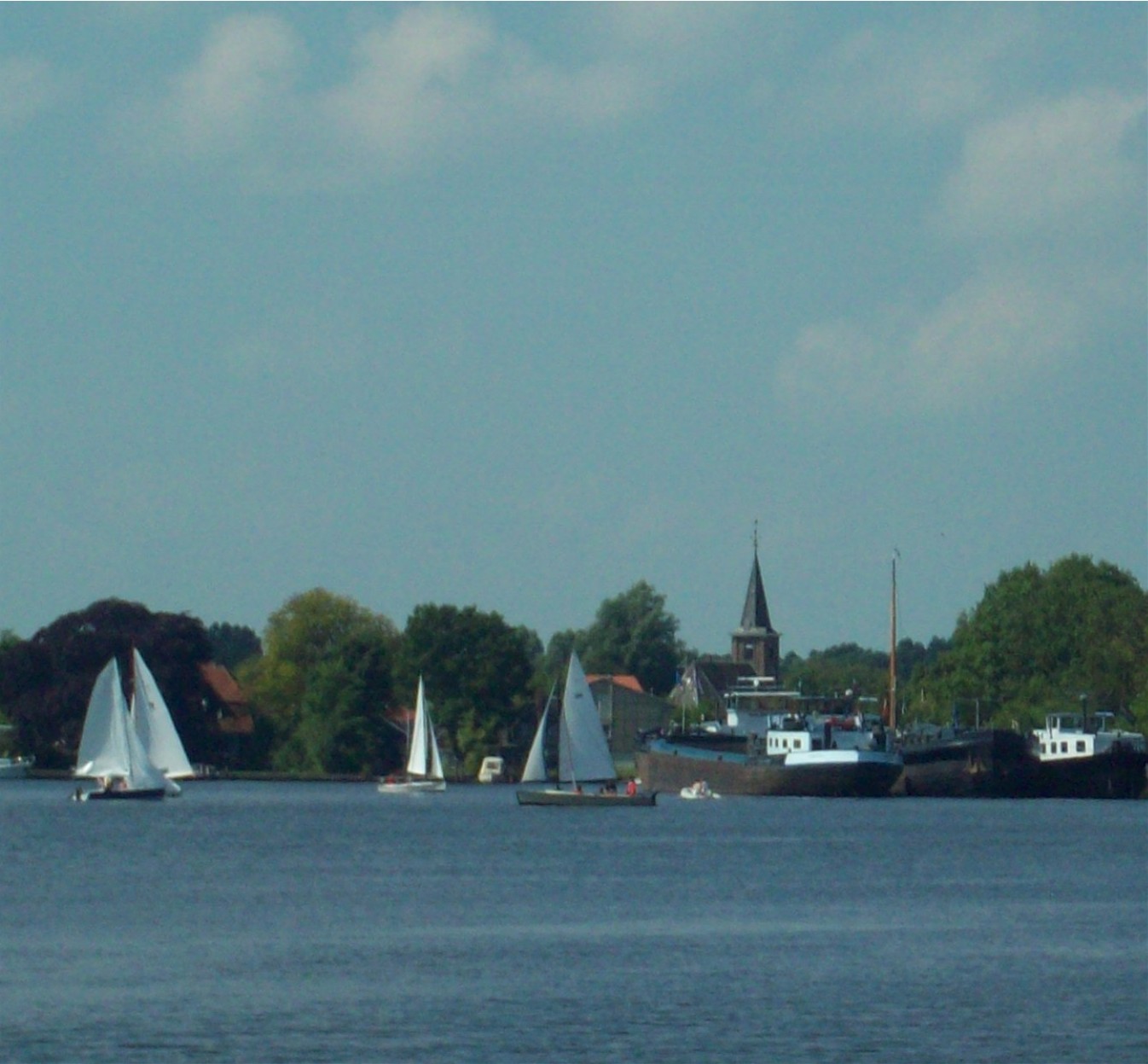 De haven van Earnewâld in De Alde Feanen